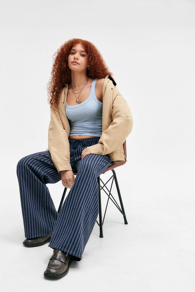 BDG Jessie Geripptes Tanktop mit Rundhalsausschnitt #3