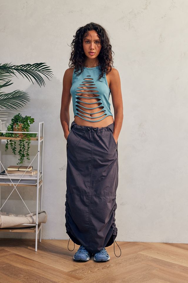 UO Dakota Slash Front Vest Top #2
