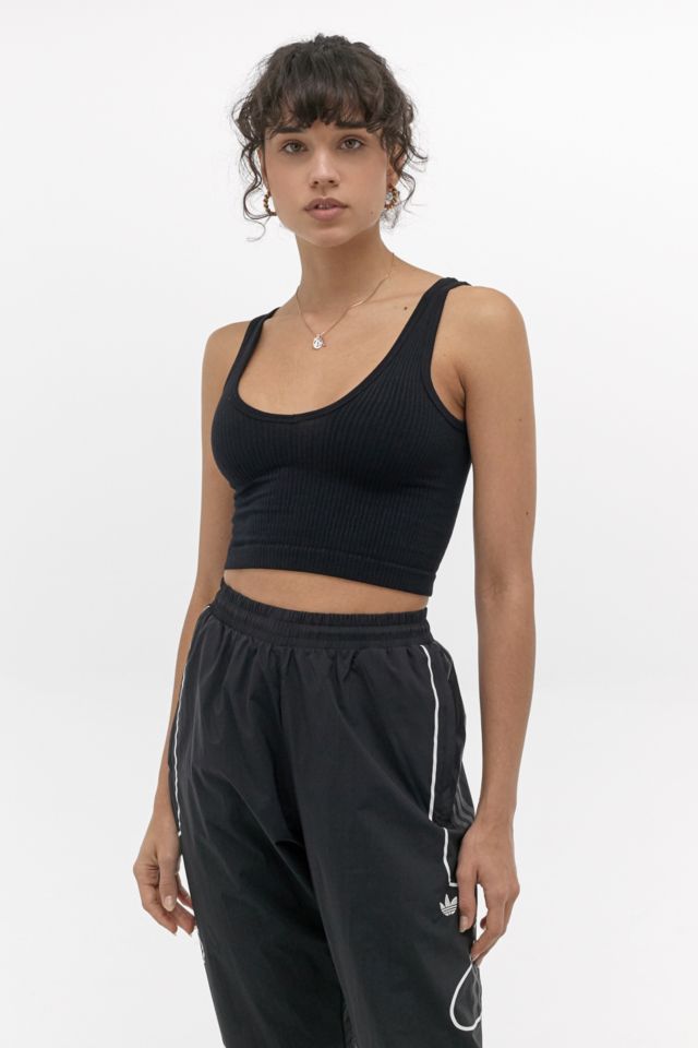 Out From Under Drew Seamless Ribbed Cropped Vest | Urban Outfitters UK