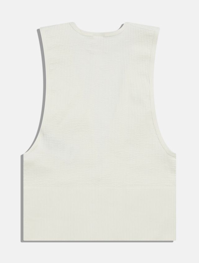 UO Josie Ribbed V-Neck Vest #4