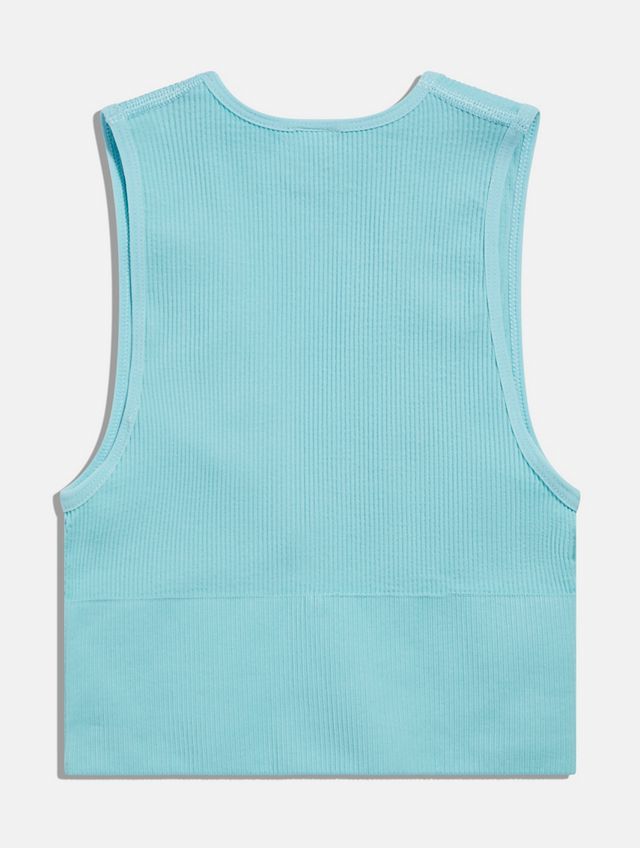 UO Josie Ribbed V-Neck Vest #4