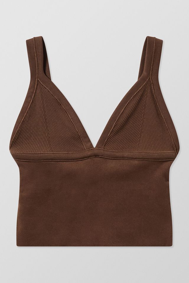 Haut court découpé sans couture UO Jade