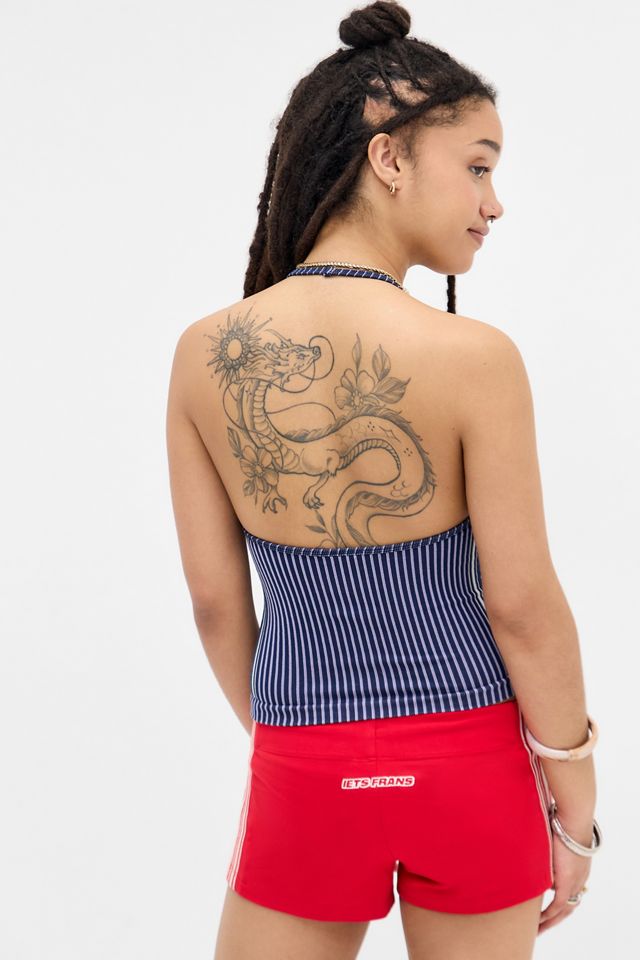 iets frans... Stripe Halter Top #3