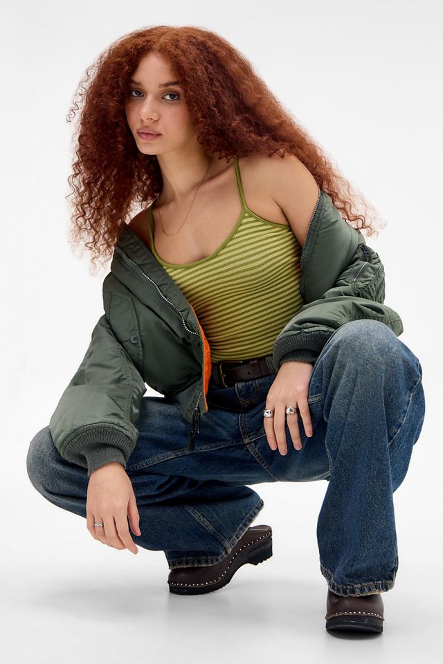 UO Camiseta de Tirantes Acanalada a Rayas Molly #1