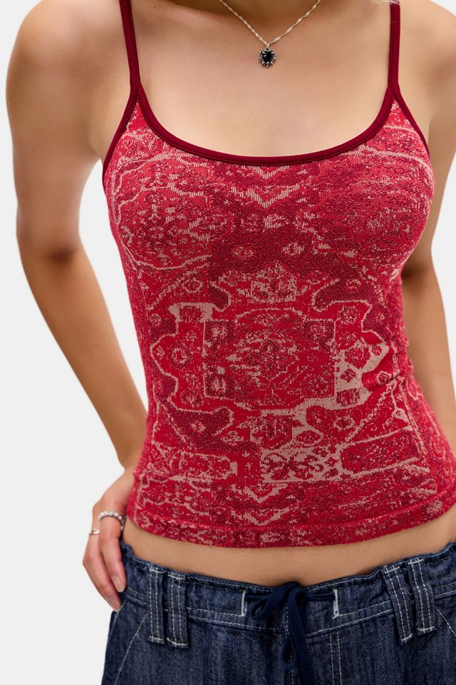 UO Molly Tapestry Ribbed Cami #2