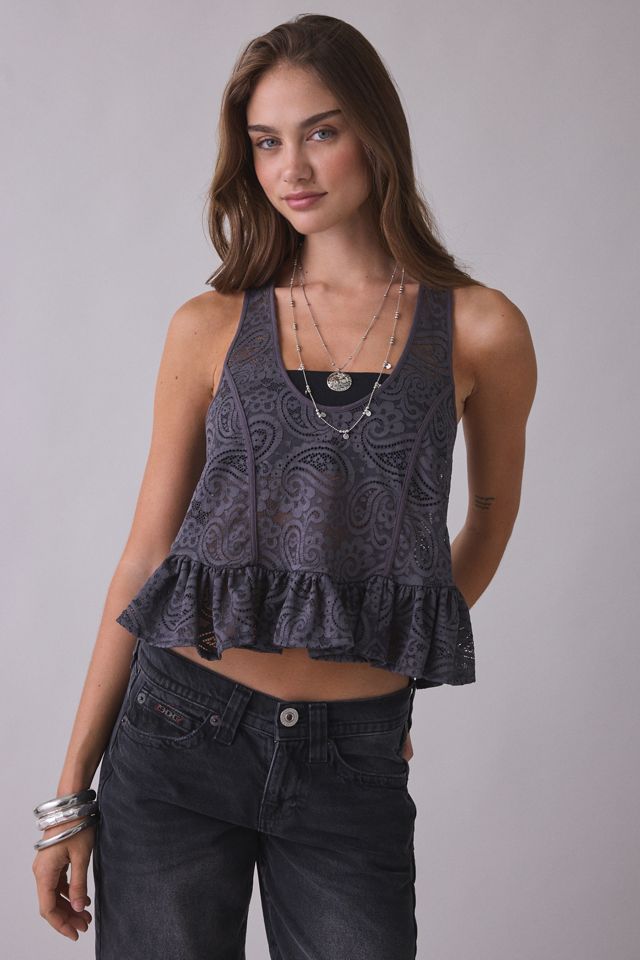 Kimchi Blue Lillie Lace Tank Top #2