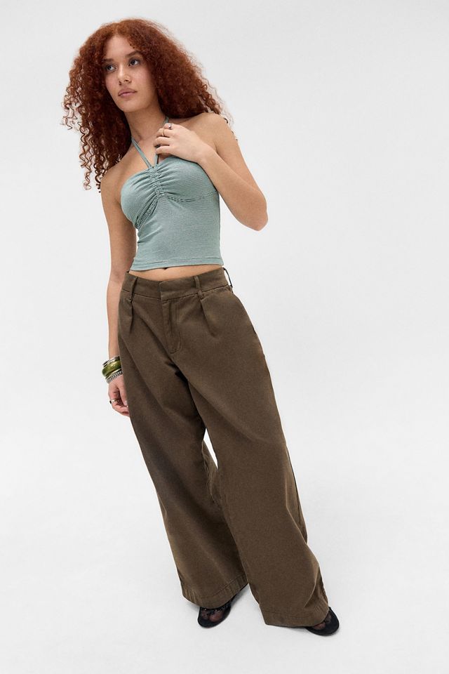 UO Danni Gerafftes Bandeau-Top #1