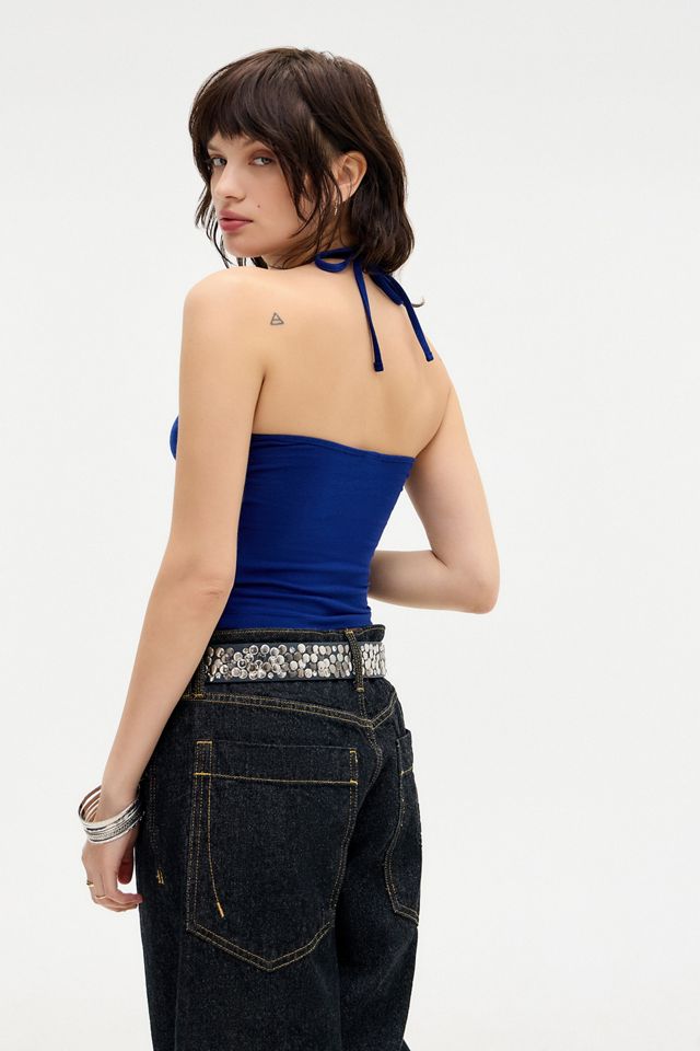 UO Danni Gerafftes Bandeau-Oberteil #3