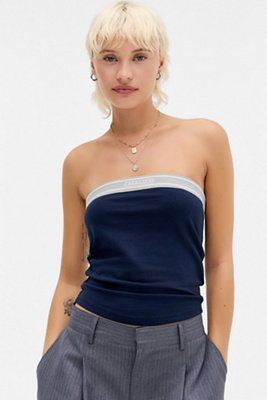 Iets frans. Haut bandeau élastique à logo Lucifer en taille: Small - iets frans... - Modalova