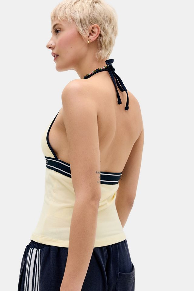iets frans... Canotta con Logo Halter Tyla #3