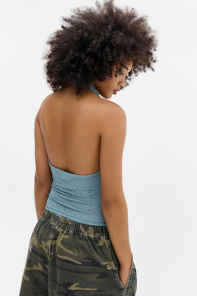 Silence + Noise Cali Cowl Neck Diamanté Top #3