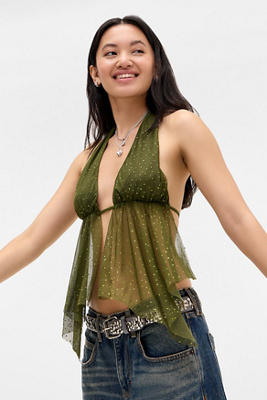 Haut Dos Nu Diamanté Rowan en taille: XS - Silence + Noise - Modalova
