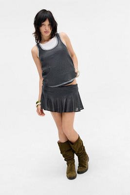 Silence + Noise Alix Matte Sequin Vest Product Page