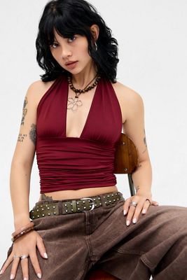 Top Halterneck Arricciato Anya Silence + Noise