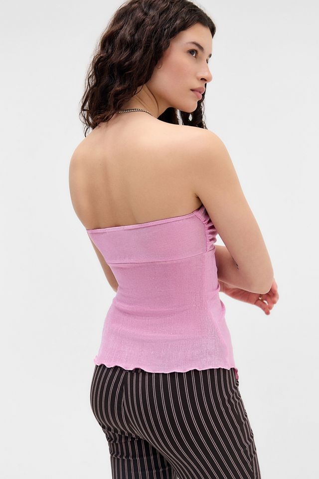 Silence + Noise Rem Shiny Bandeau Top #3
