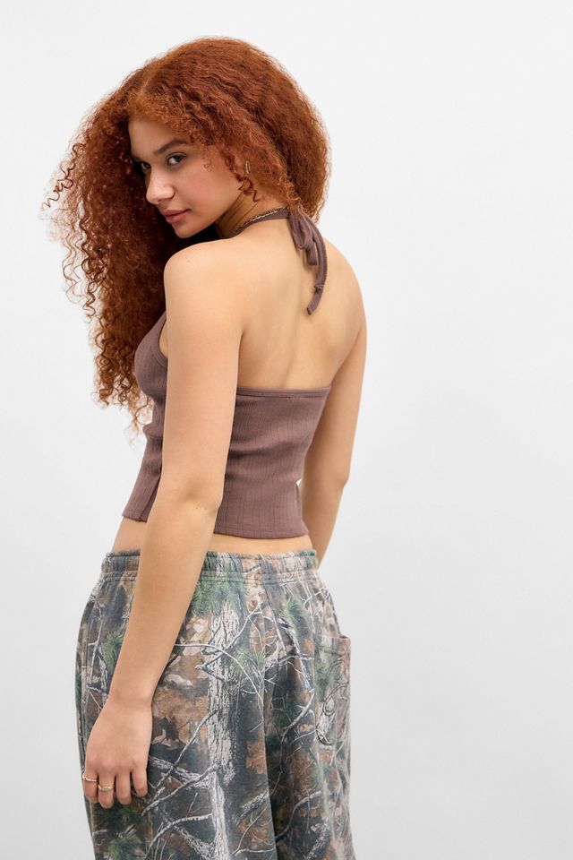 UO Halterneck Pointelle Top #3