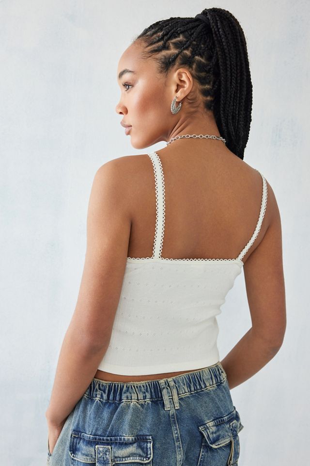 UO Sofia Pointelle Picot Cami #3