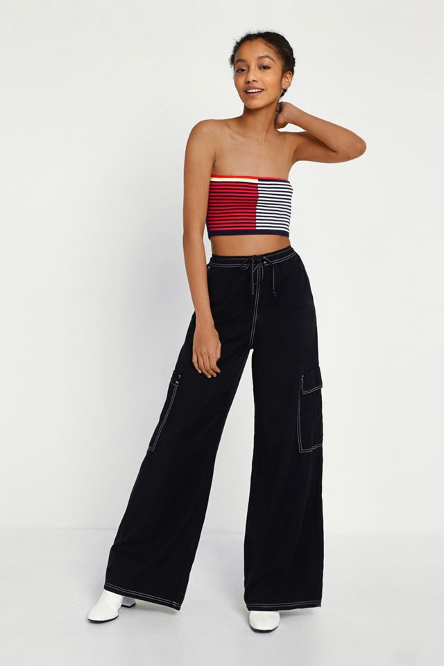 UO Colour-Blocked Striped Bandeau Top #2