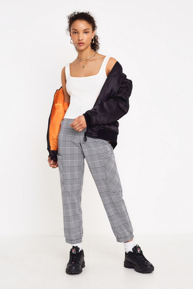 UO Square Neck Cream Vest  #1