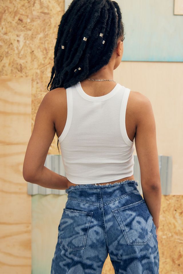 UO Tattoo Print Super Cropped Tank Top   #3