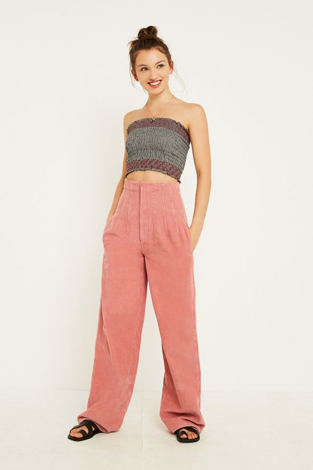 UO Gingham Smocked Bandeau Tube Top #3