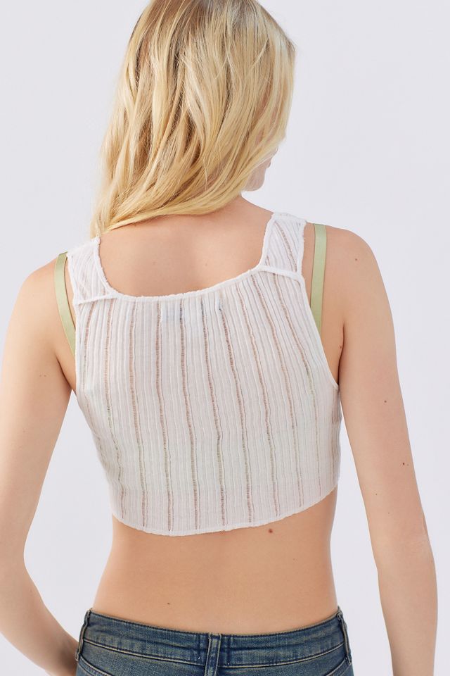 UO Flora Cropped Vest Top #2