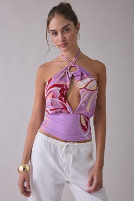 UO Crashing Out Halter Top