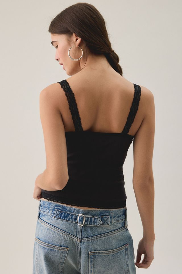 UO Lila Lace Trim Cami #3