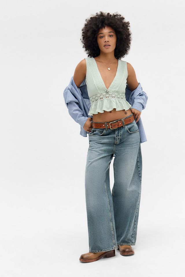 Kimchi Blue Leslie Rückenfreies Plunge Top #7