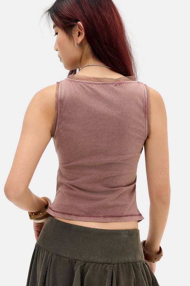 Kimchi Blue Denise Ruched Tank Top #3