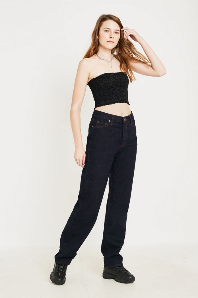 UO Black Glitter Tube Top #2