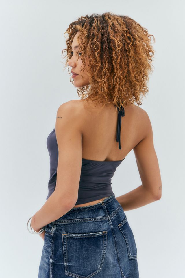 Silence + Noise Mara Cowl Neck Halter Top  #2