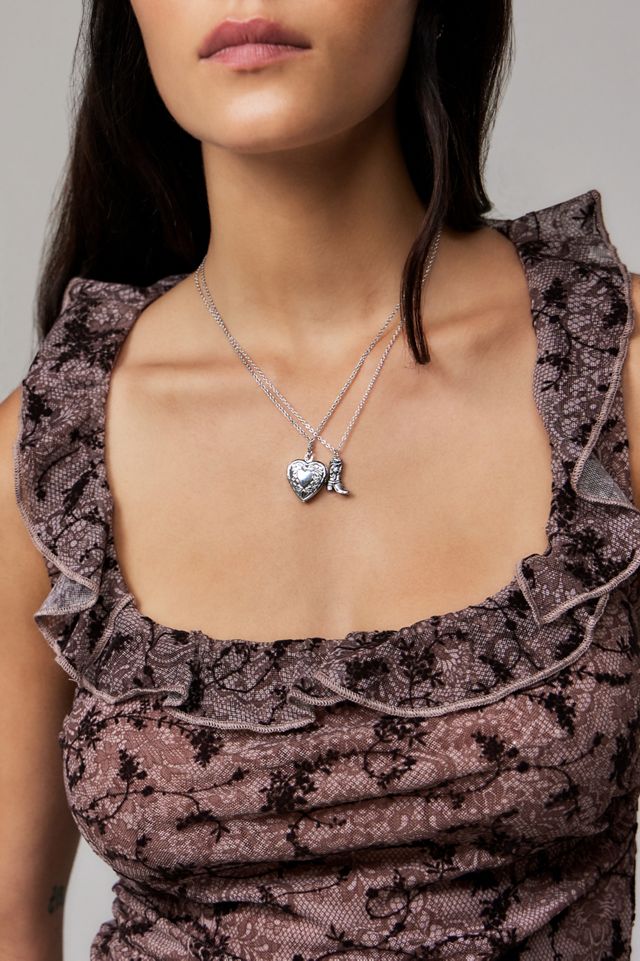 Débardeur en dentelle florale UO Ella #1