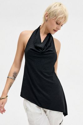 Top con Allacciatura al Collo Drappeggiato UO Vespa