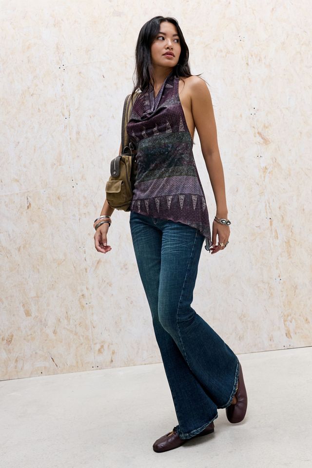 Top Halter Drapeado Vespa UO #1