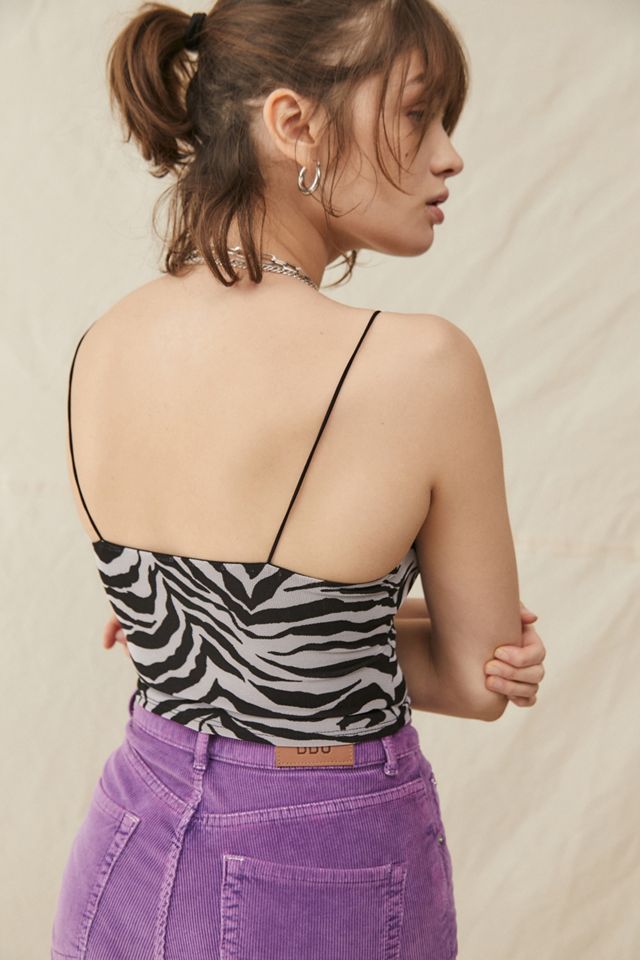 UO Mariana Mesh Cut-Out Top #1