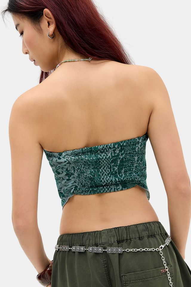 UO Schal Druck Bandeau Top #3