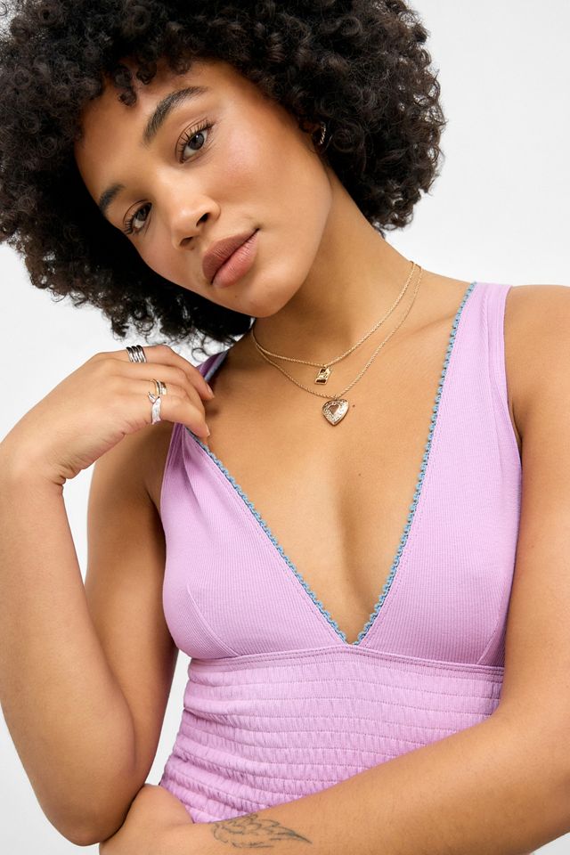 Kimchi Blue Pink Verity Shirred Vest #2