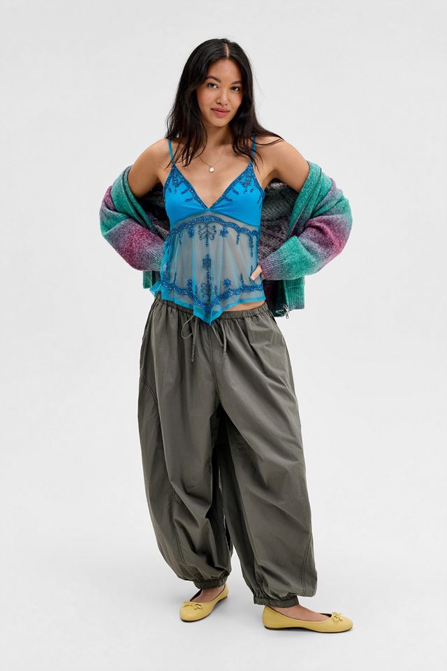 Kimchi Blue Celia Embellished Babydoll Top #1