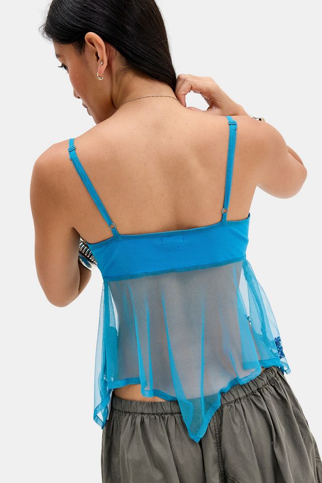 Kimchi Blue Celia Embellished Babydoll Top #3