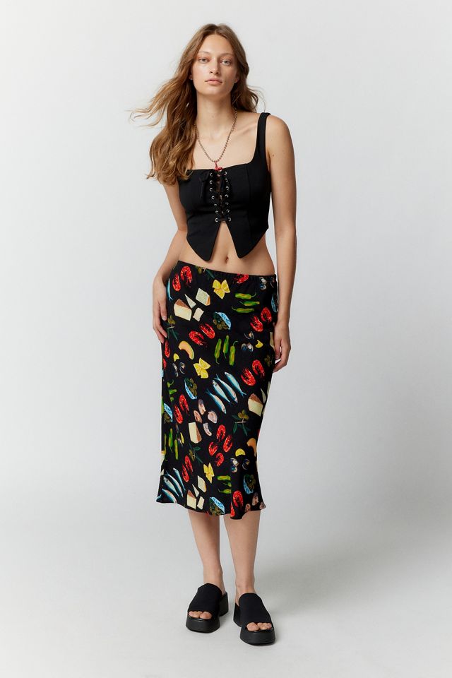 Silence + Noise Reina Lace-Up Top #1