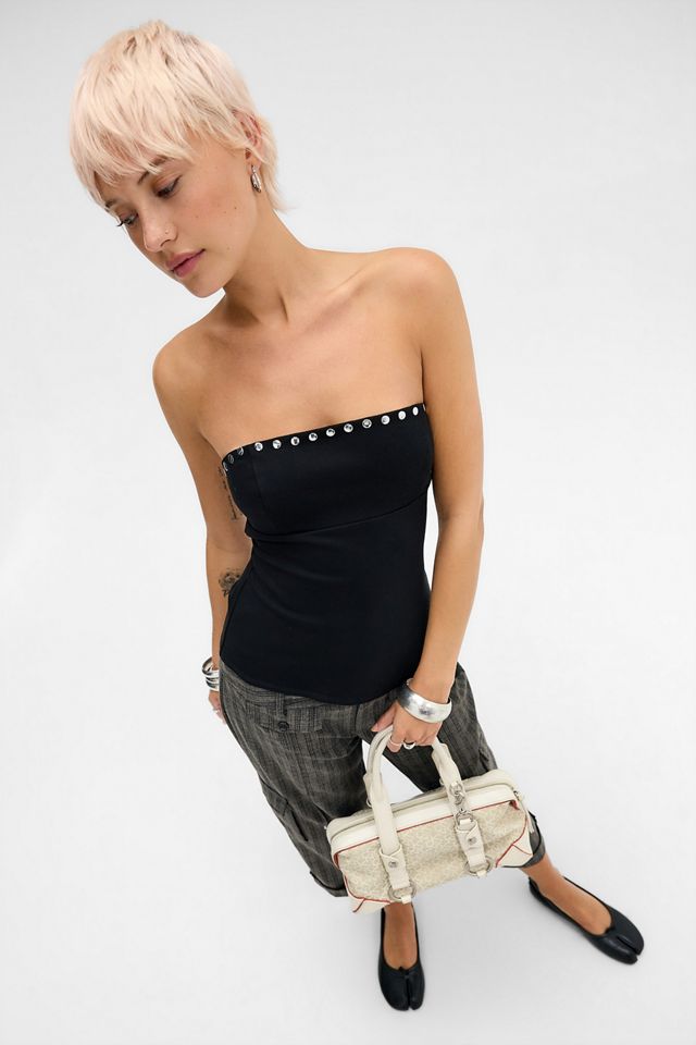 UO Afterparty Studded Tube Top #1