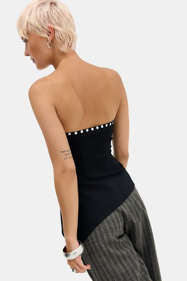 UO Afterparty Studded Tube Top #3