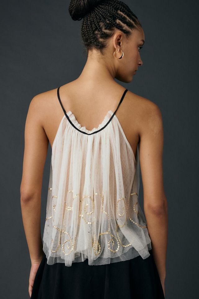 Kimchi Blue Bright Eyes Sheer Top #3