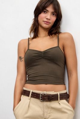 UO Bec Ruched Front Cami