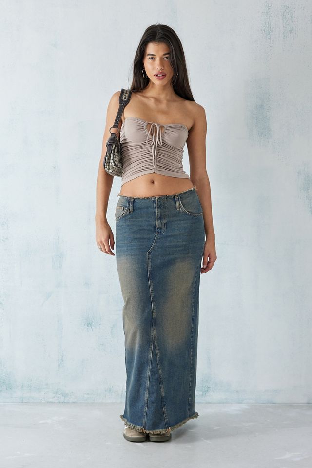 UO Janet Ruched Tube Top #3