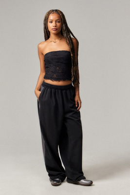 Haut En Dentelle Urban Outfitters – Bleu Kimchi, Taille M, Sans Manches
