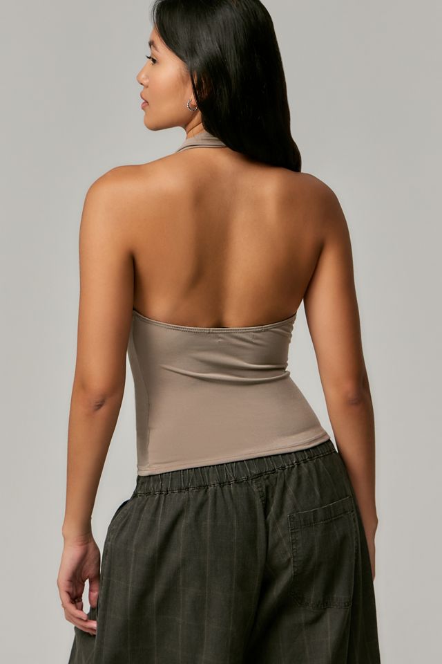 Silence + Noise Coyote Cowl Halter Top #3