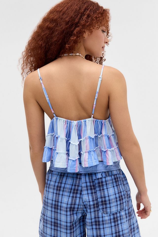 Canotta a Righe Nia Babydoll Kimchi Blue #3
