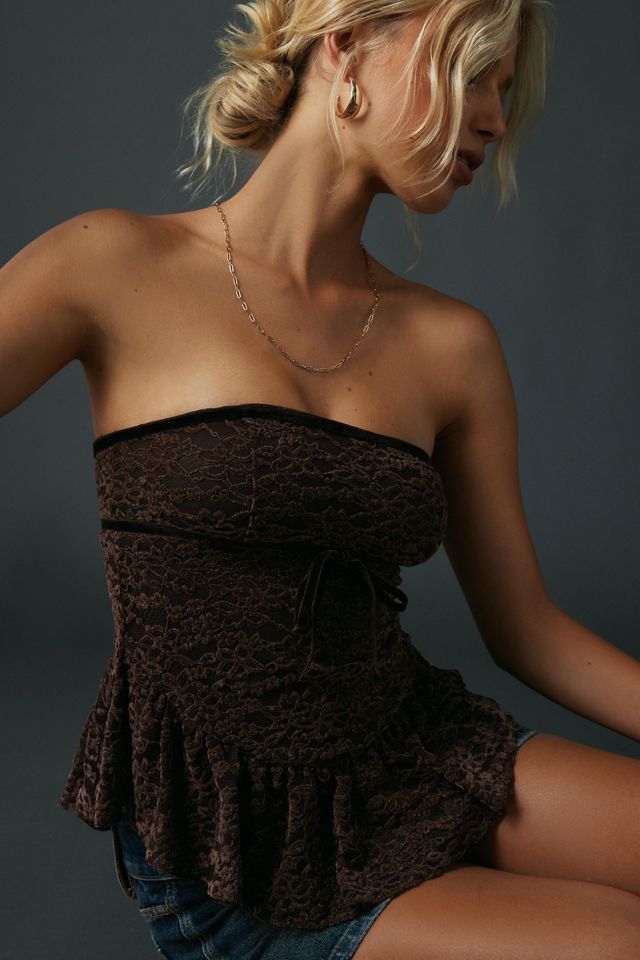 Kimchi Blue Lauren Lace Tube Top #1